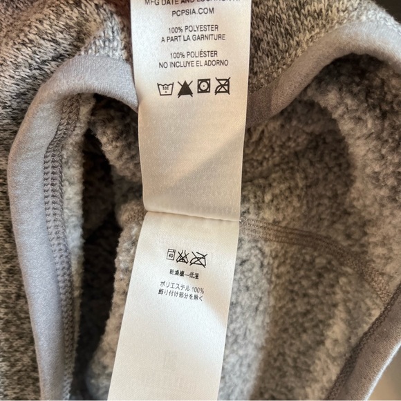 Patagonia Women’s Better Sweater 1/4 Zip Fleece Sz M EUC in Birch White (Grey) - Picture 12 of 13